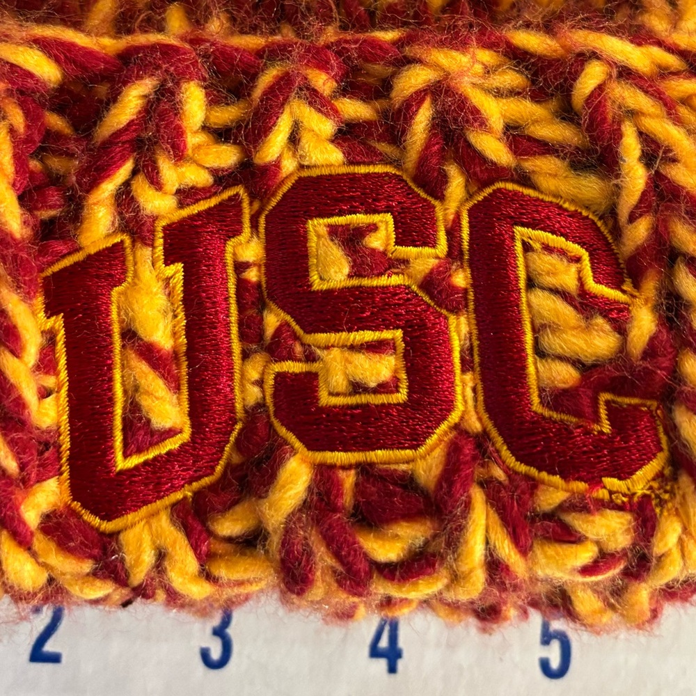 USC Knit Pom Pom Hat Forever 21